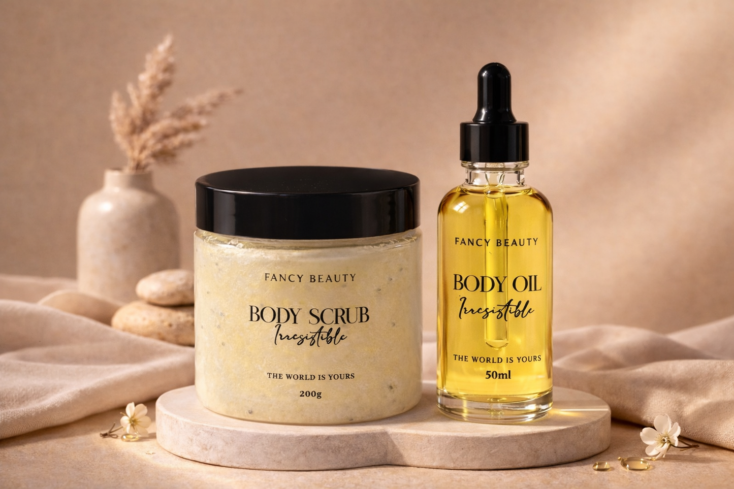 Duo Body Scrub + Body Oil Irresistible