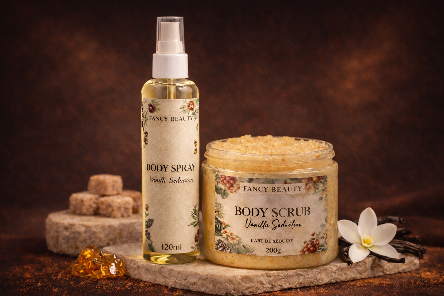 Duo Body Spray + Body Scrub Vanilla Seduction