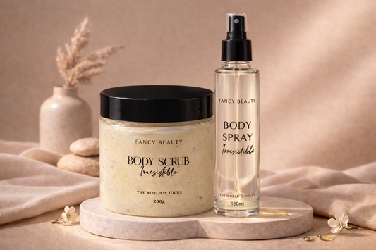 Duo Body Scrub + Body Spray Irresistible