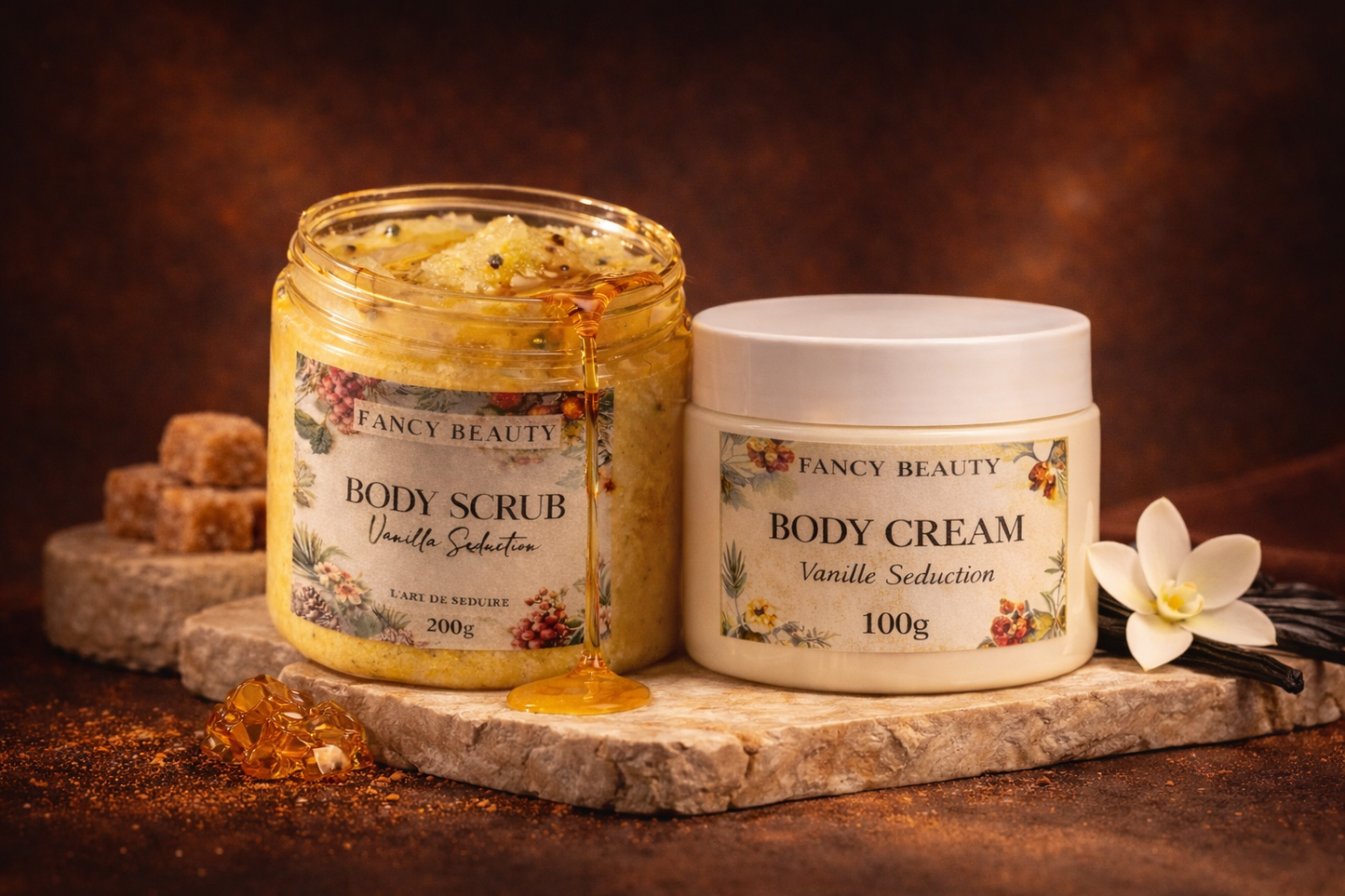 Duo Body Scrub + Body Cream Vanilla Seduction