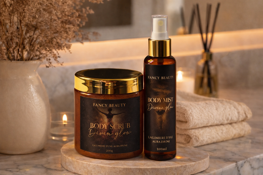 Duo Body Scrub + Body Mist Divine Glow